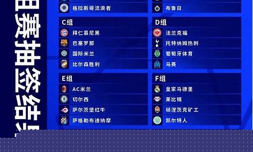 欧冠淘汰赛程分组方式-欧冠淘汰赛程分组方