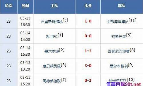 澳大利亚青年联赛积分-澳大利亚青训